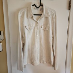 Cotton Vintage white blazer 90s